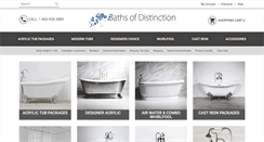 Desktop Screenshot of bathsofdistinction.com